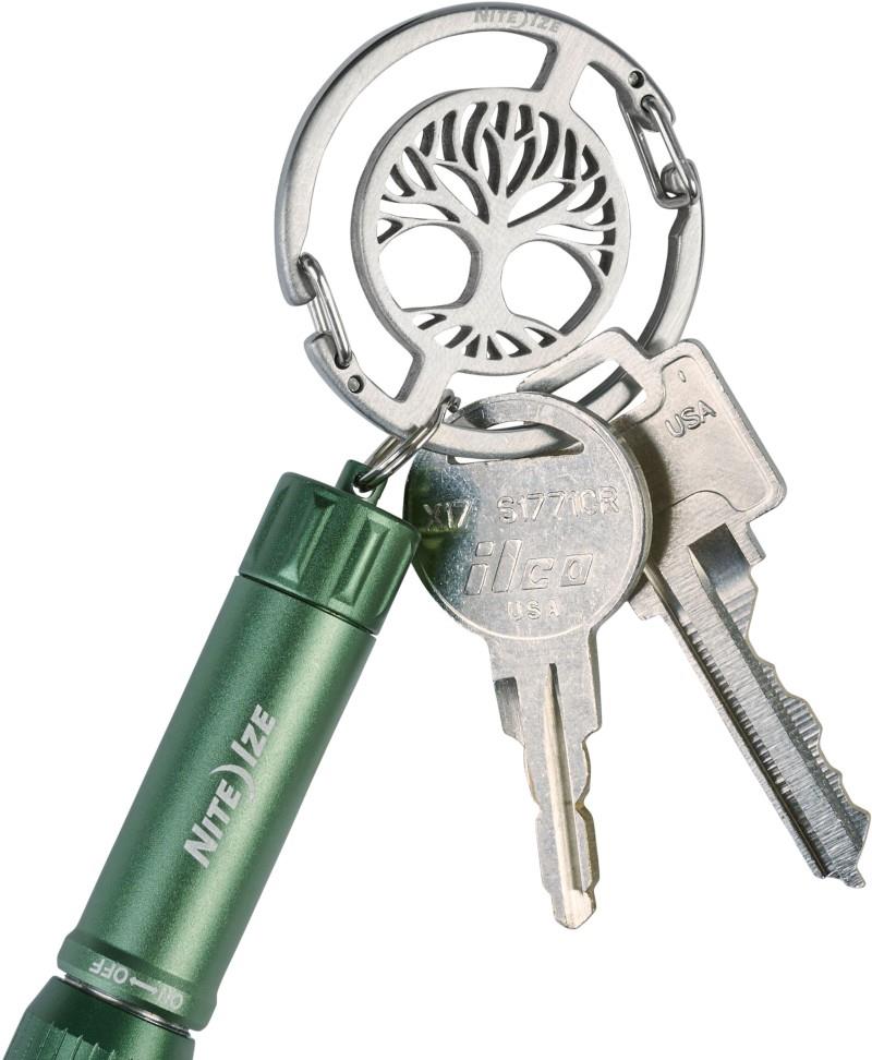 Medallion Key Carabiner - tree of life 1