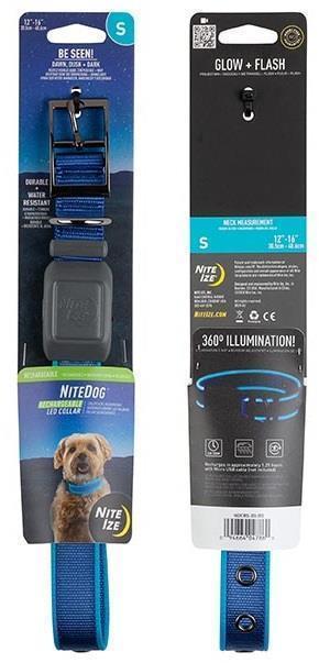 NiteDog Rechargeable LED Collar - Blue / Blue 1