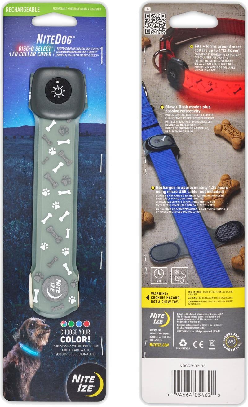 NiteDog Rechargeable LED Collar Cover - Disc-O Select - not applicable 1