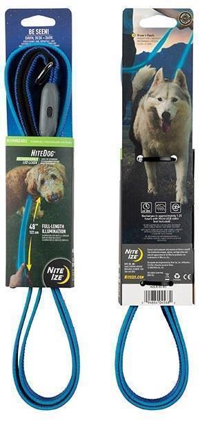NiteDog Rechargeable LED Leash - Blue / Blue 1