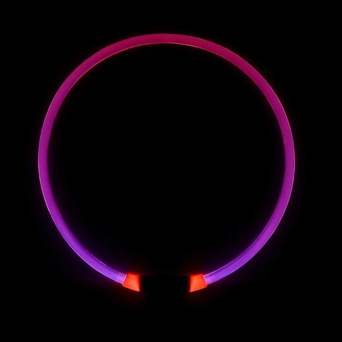 NiteHowl LED Safety Necklace - Pink 2