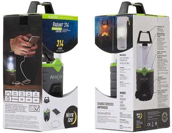 Radiant 314 Rechargeable Lantern - 314-Lumens - Not Applicable 3