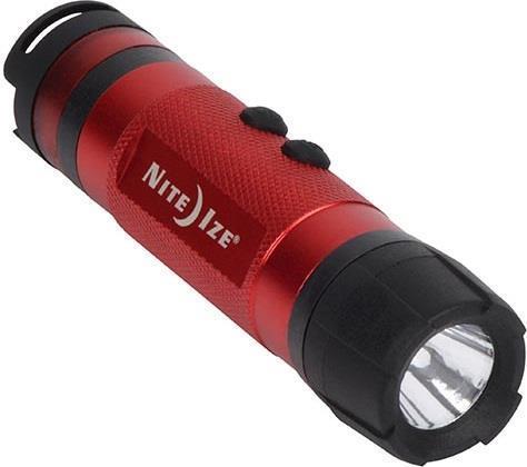 Radiant 3-in-1 Mini Flashlight - 80-Lumens - Red 1