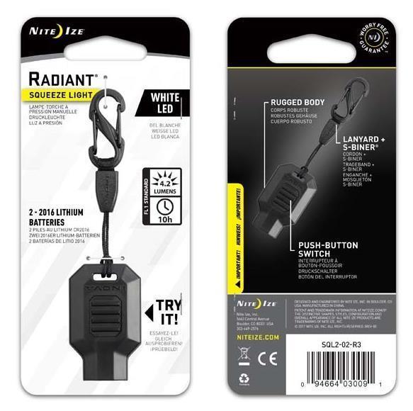 Radiant Squeeze Light LED Keychain Light - Not Applicable 2