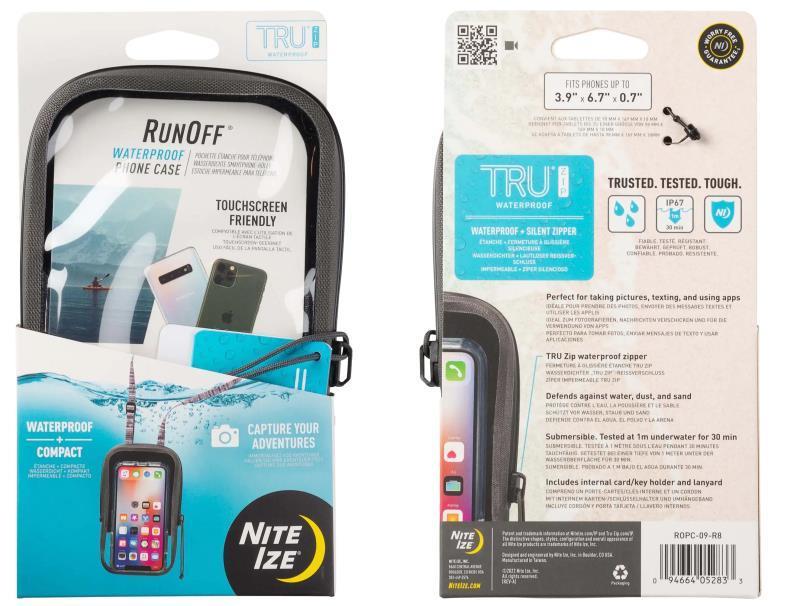 RunOff Waterproof Phone Case - Charcoal 1