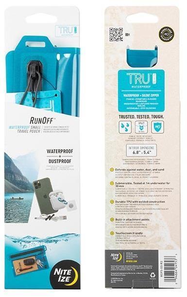 RunOff Waterproof Travel Pouch - Small - Blue 1