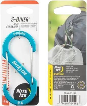 S-Biner Dual Carabiner #4 - Aluminum - Blue 1
