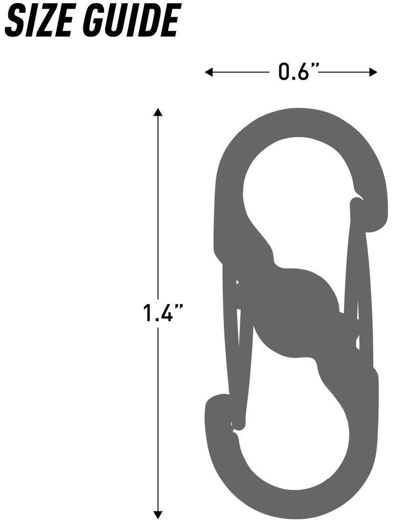 S-Biner MicroLock Stainless Steel - 5 Pack - Spectrum 2