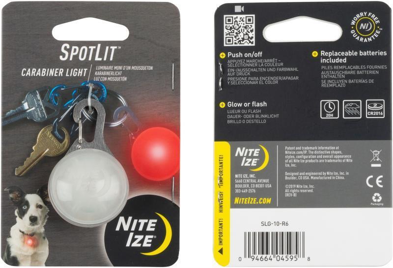 SpotLit Carabiner Light - Red 1