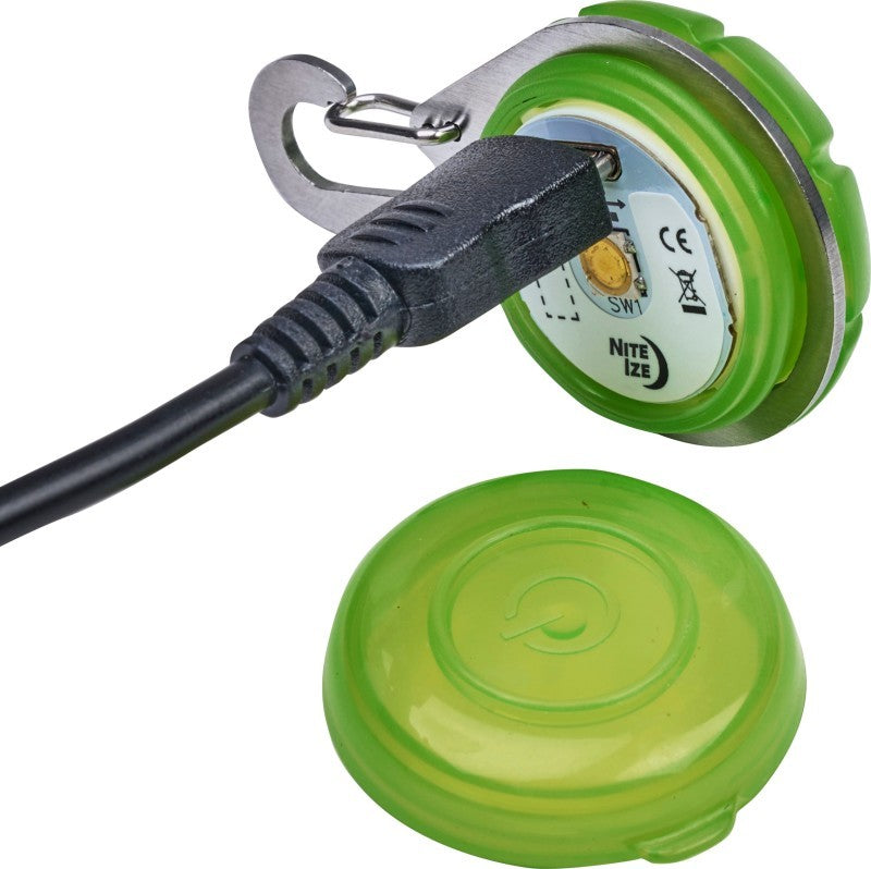 SpotLit Rechargeable Collar Light - green 1