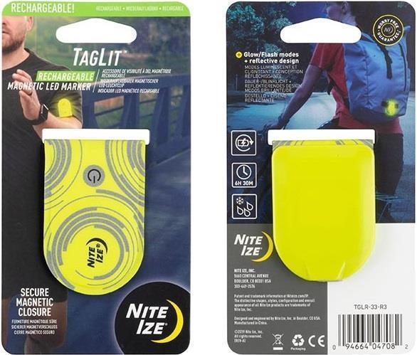 TagLit Rechargeable Magnetic LED Marker - Neon Yellow / Green 5