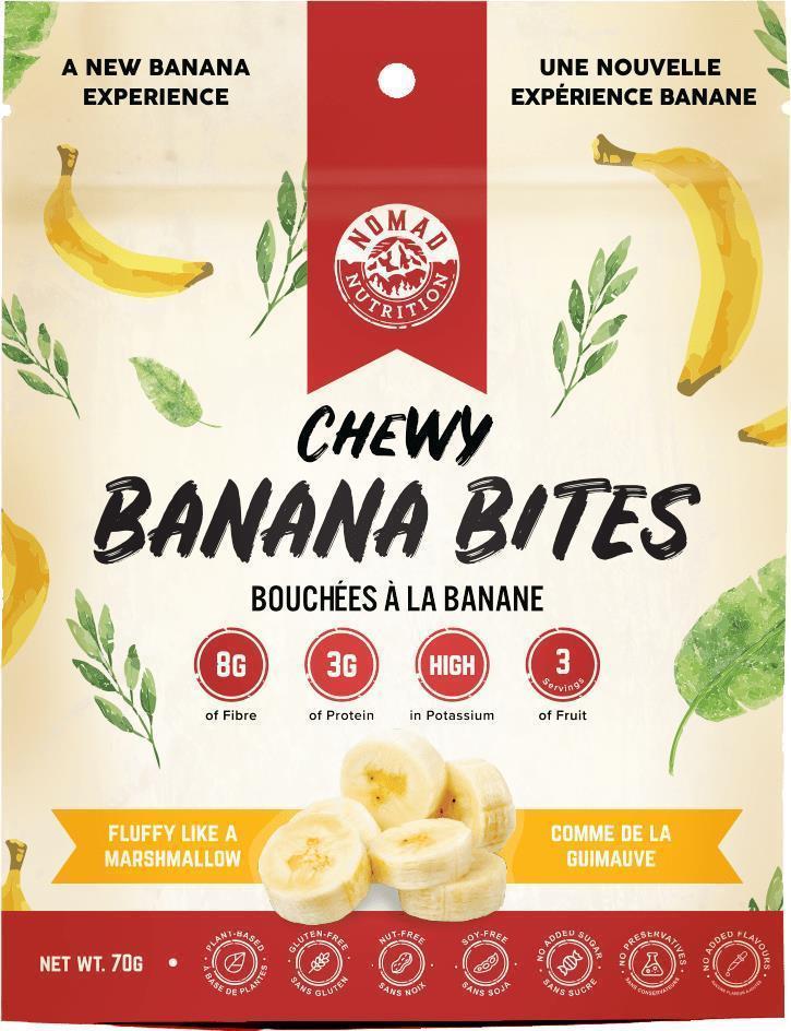 Organic Chewy Banana Bites - 70g - Not Applicable 1
