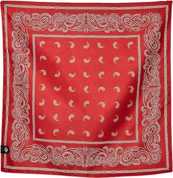 Bandana Towel - Paisley Red 1