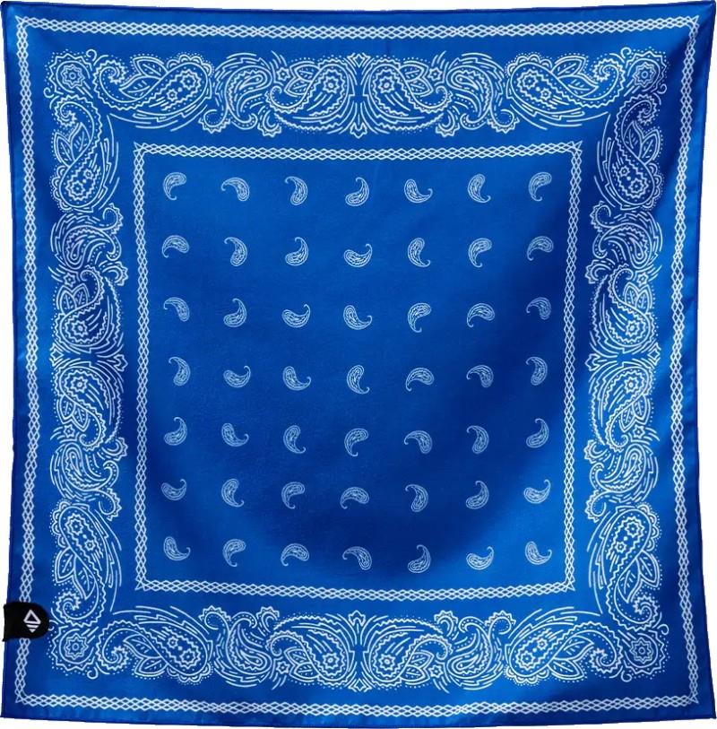 Bandana Towel - paisley stellar blue 1