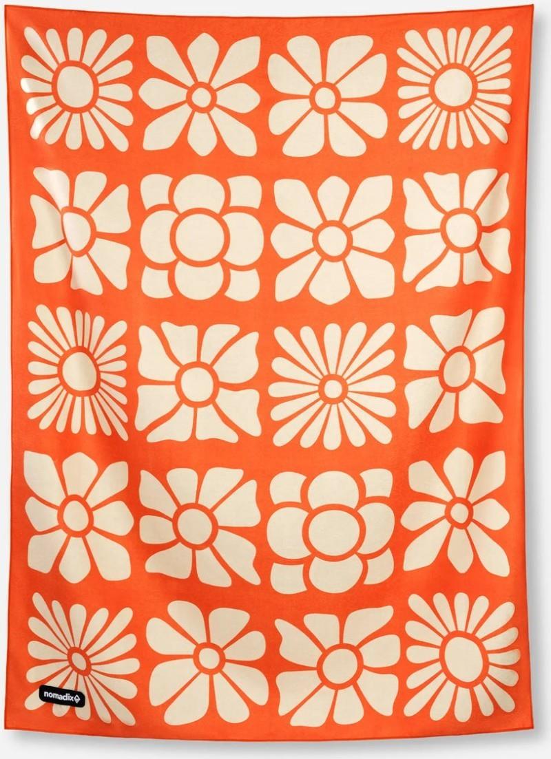 Blanket Towel - big flowers expedition orange 1
