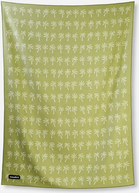 Blanket Towel - breezy palms olive 1
