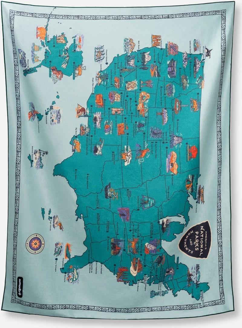 Blanket Towel - national parks and monuments m 1