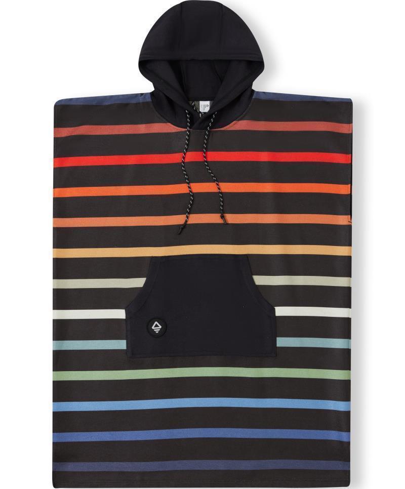 Changing Poncho - XS - Kids - Pinstripes Multi 1