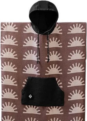 Changing Poncho - sunshine burgundy 1