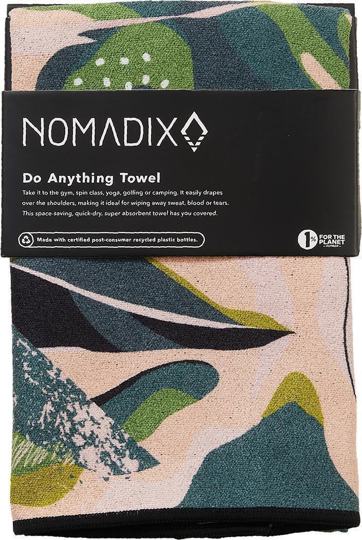 Do Anything Mini Fitness Towel - Monstera Green Pink 2