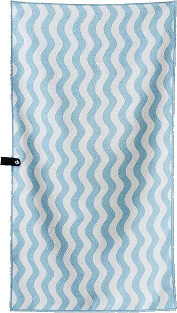 Fitness Towel - calm seas pale blue sky 1