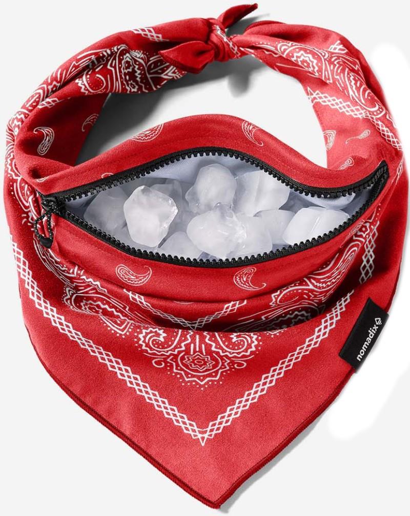 Ice Bandana - paisley red 1
