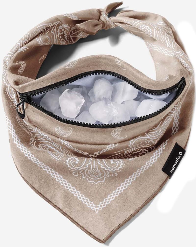 Ice Bandana - paisley tan 1
