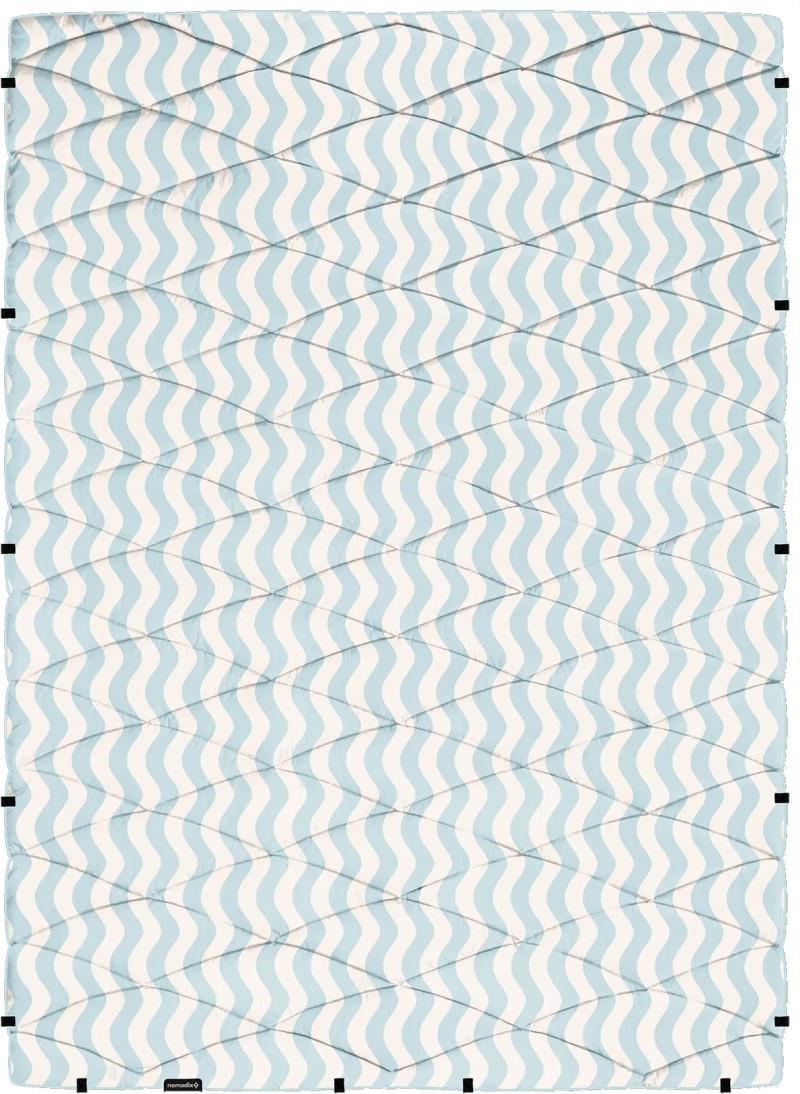 Puffer Blanket - calm seas pale blue sky 1