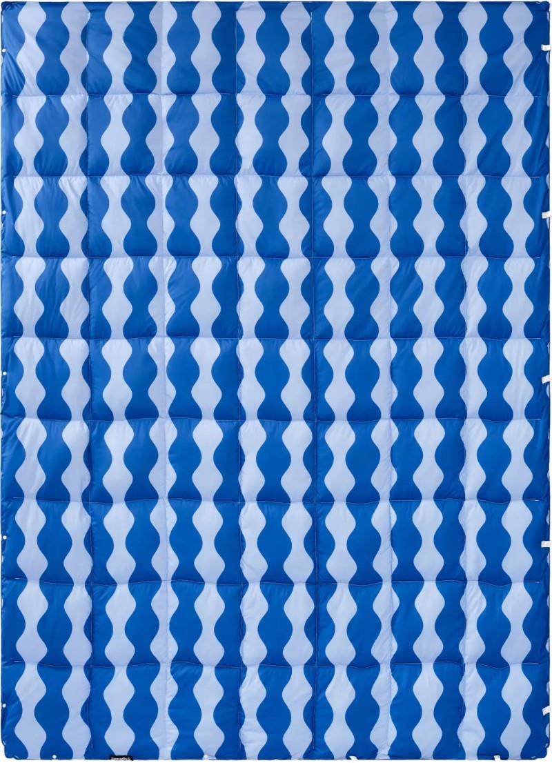 Puffer Blanket - slack tide coastal blue 1