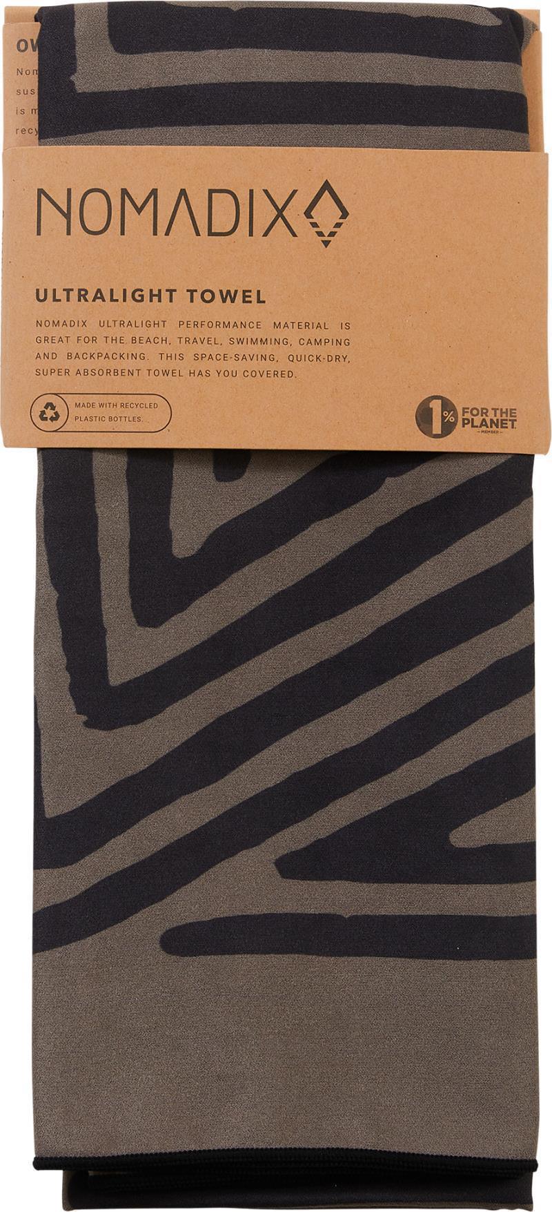 Ultralight Towel - la playa brown black 1