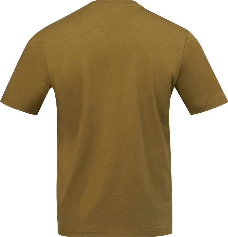 /29 Cotton Activity Embroidery T-Shirt - Mens - dark olive 1