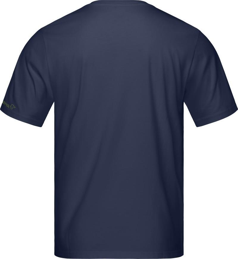 /29 Cotton Activity Embroidery T-Shirt - Mens - indigo night 1