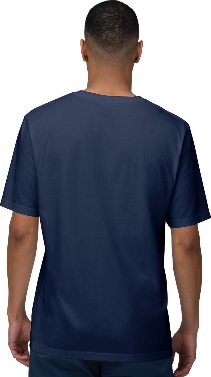 /29 Cotton Activity Embroidery T-Shirt - Mens - indigo night 1