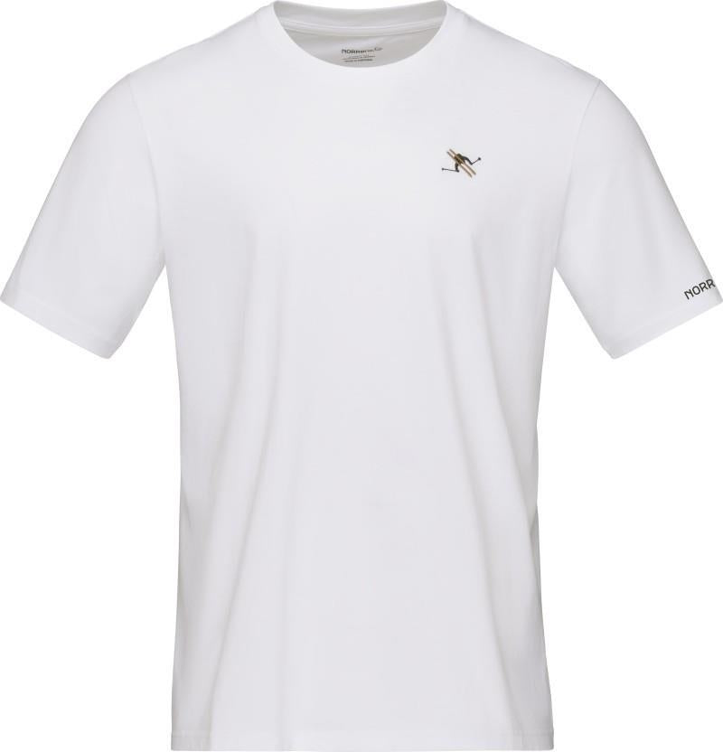 /29 Cotton Activity Embroidery T-Shirt - Mens - pure white 1