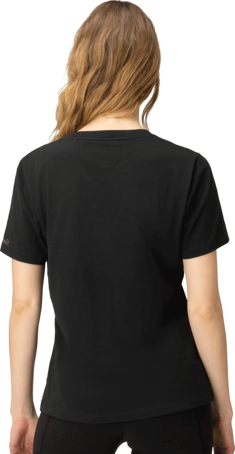 /29 Cotton Activity Embroidery T-Shirt - Womens - caviar 1