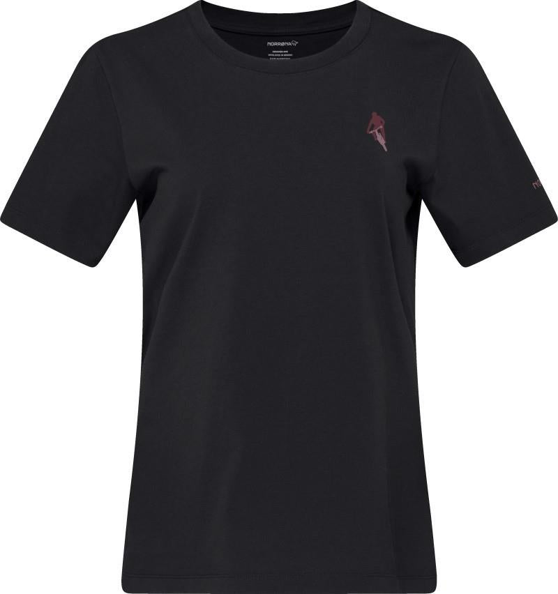 /29 Cotton Activity Embroidery T-Shirt - Womens - caviar 1