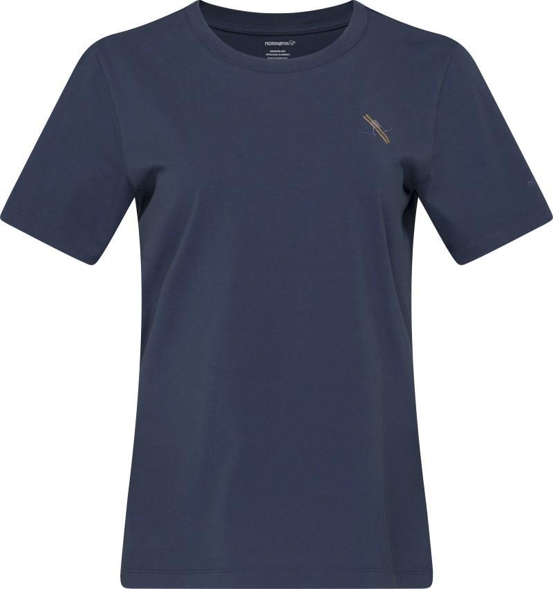 /29 Cotton Activity Embroidery T-Shirt - Womens - indigo night 1