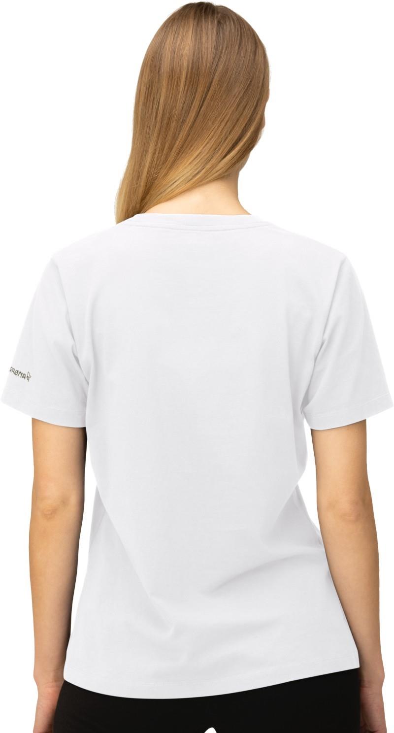 /29 Cotton Activity Embroidery T-Shirt - Womens - pure white 1