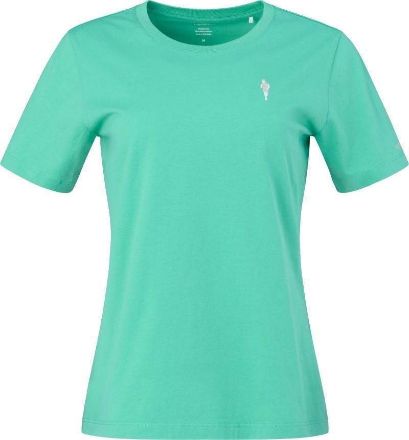 /29 Cotton Activity Embroidery T-Shirt - Womens - winter green 1