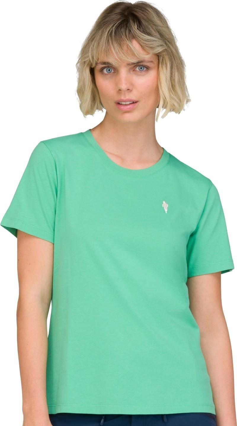 /29 Cotton Activity Embroidery T-Shirt - Womens - winter green 1