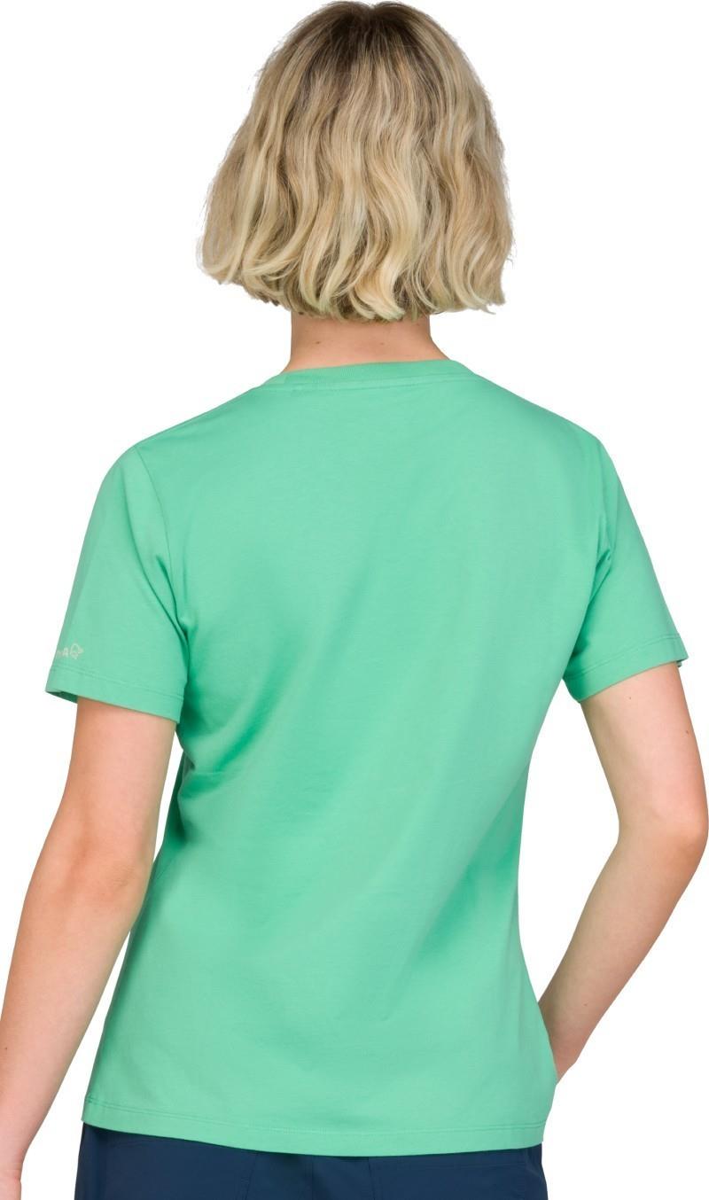 /29 Cotton Activity Embroidery T-Shirt - Womens - winter green 1