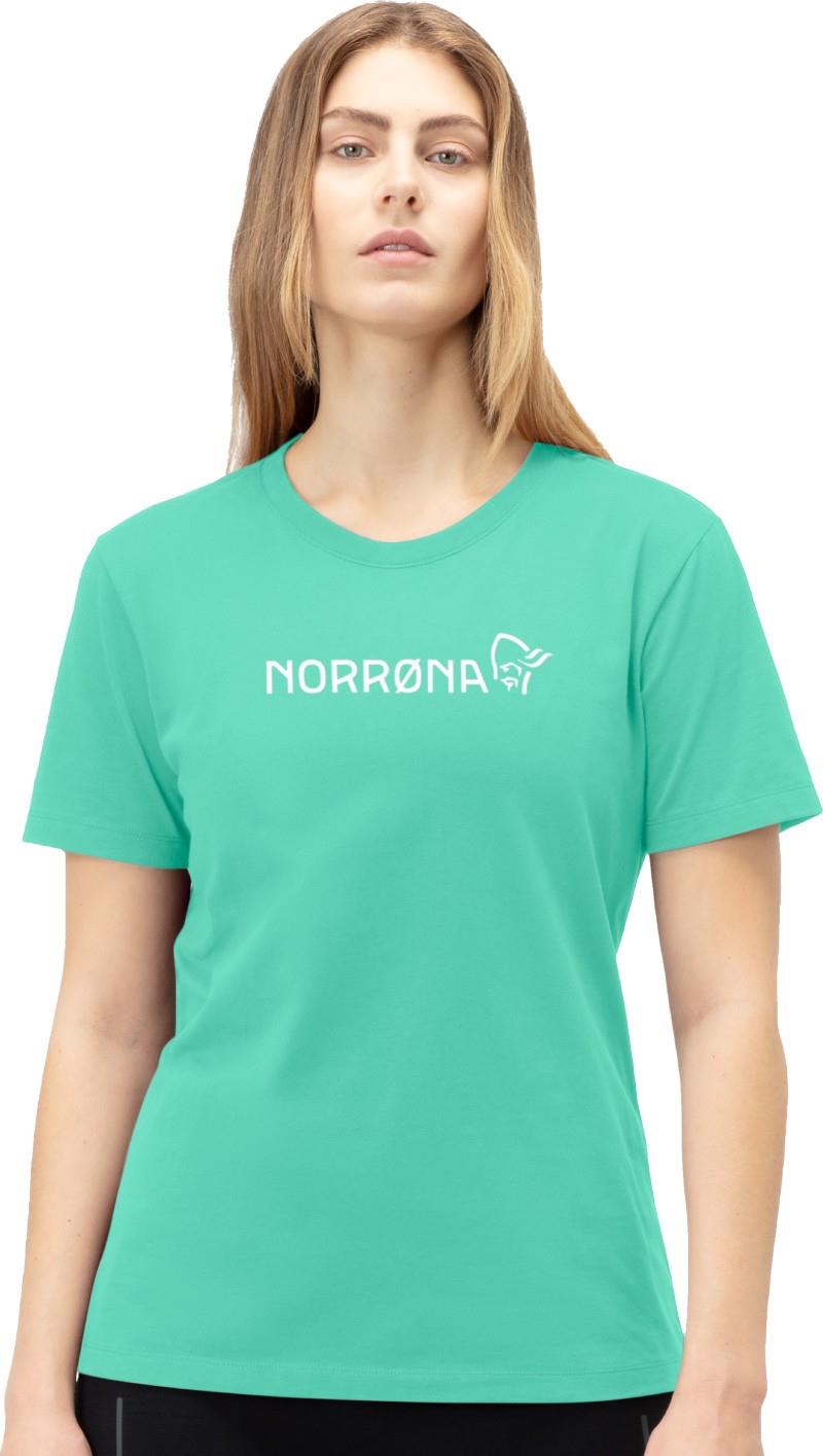 /29 Cotton Norrona Viking T-Shirt - Womens - winter green 1