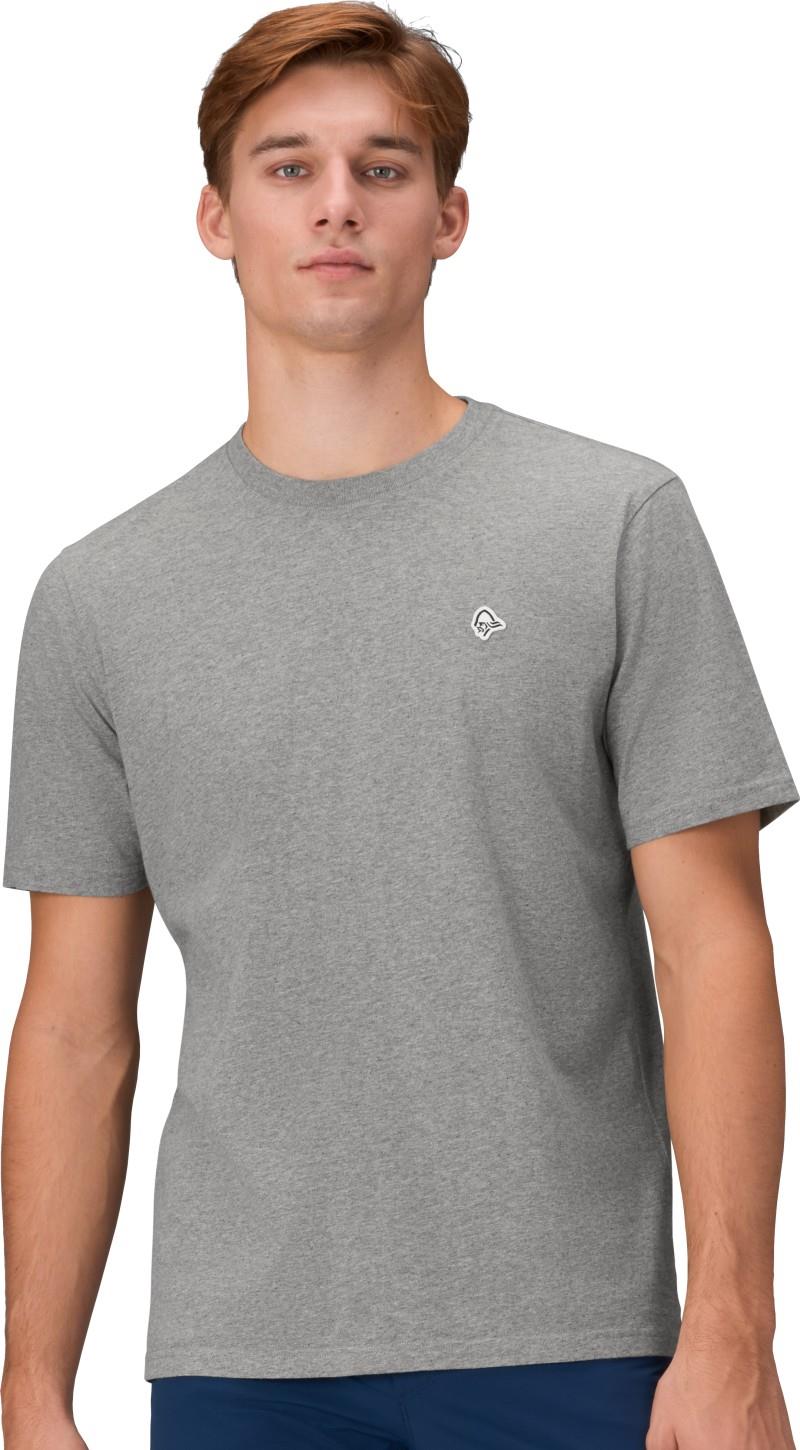 /29 Cotton Viking Patch T-Shirt - Mens - grey melange 1