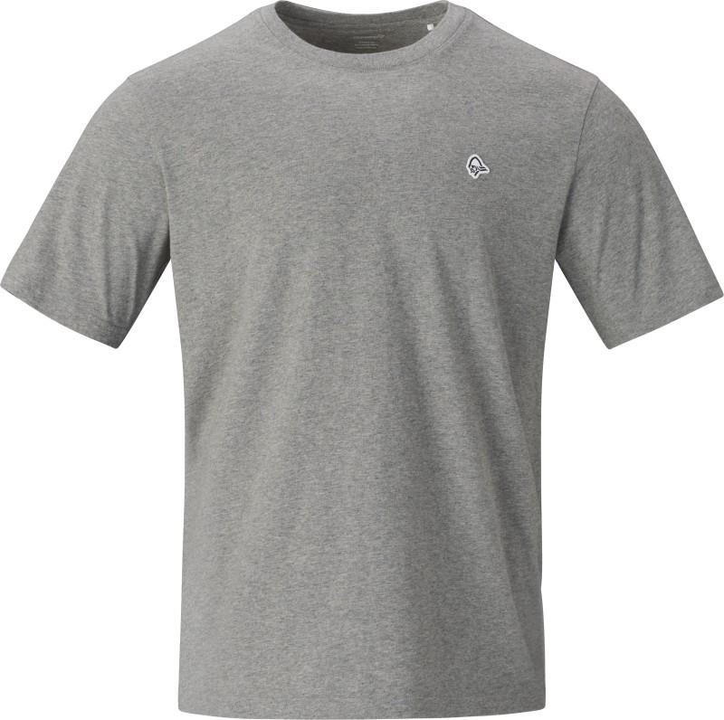 /29 Cotton Viking Patch T-Shirt - Mens - grey melange 1