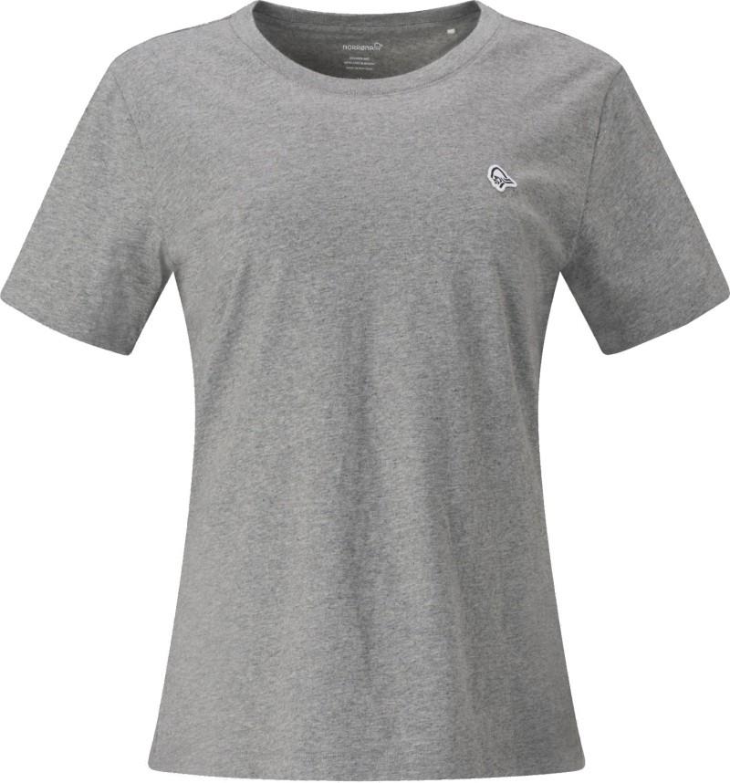 /29 Cotton Viking Patch T-Shirt - Womens - grey melange 1