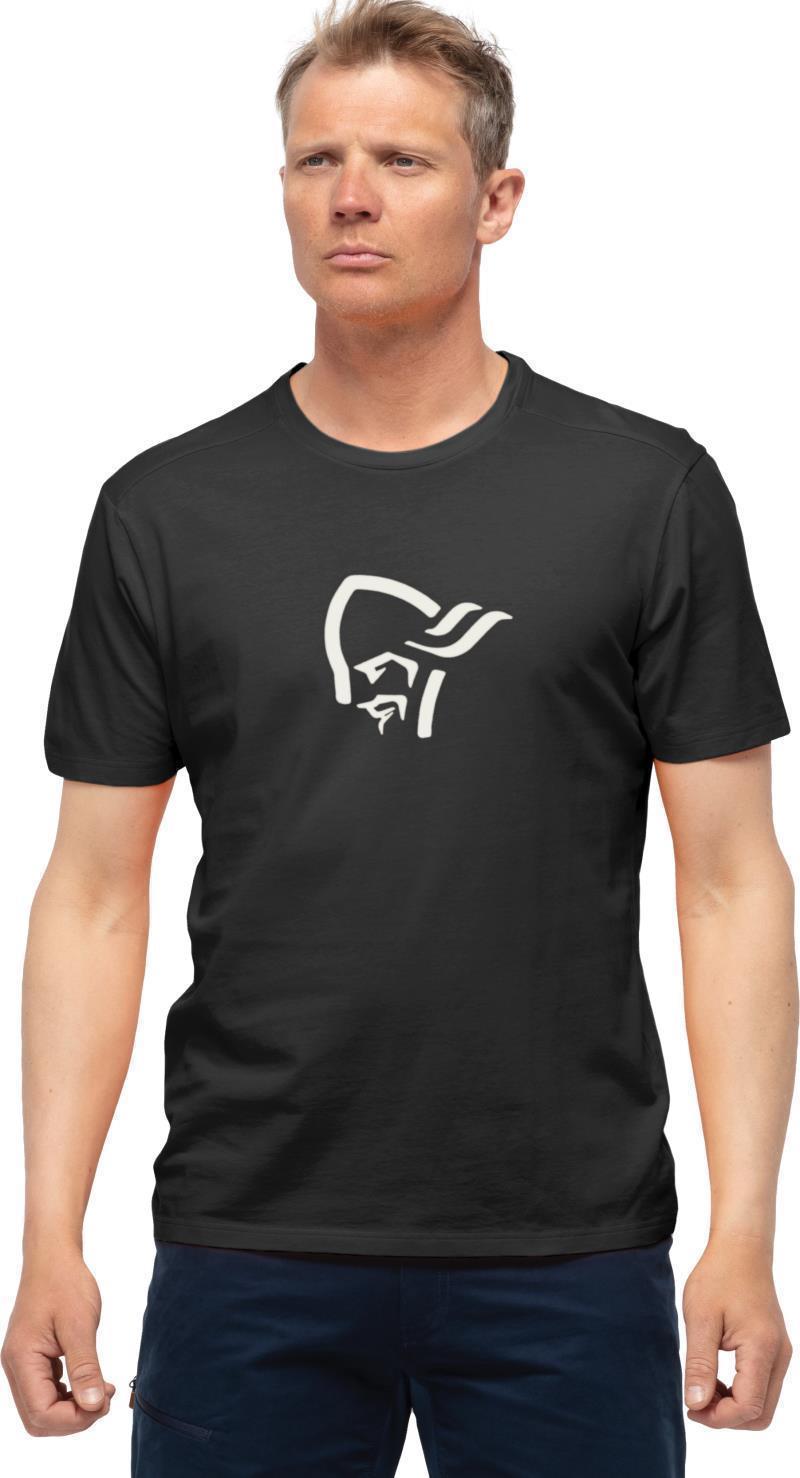 /29 Cotton Viking T-Shirt - Mens - Caviar / Snowdrop 3