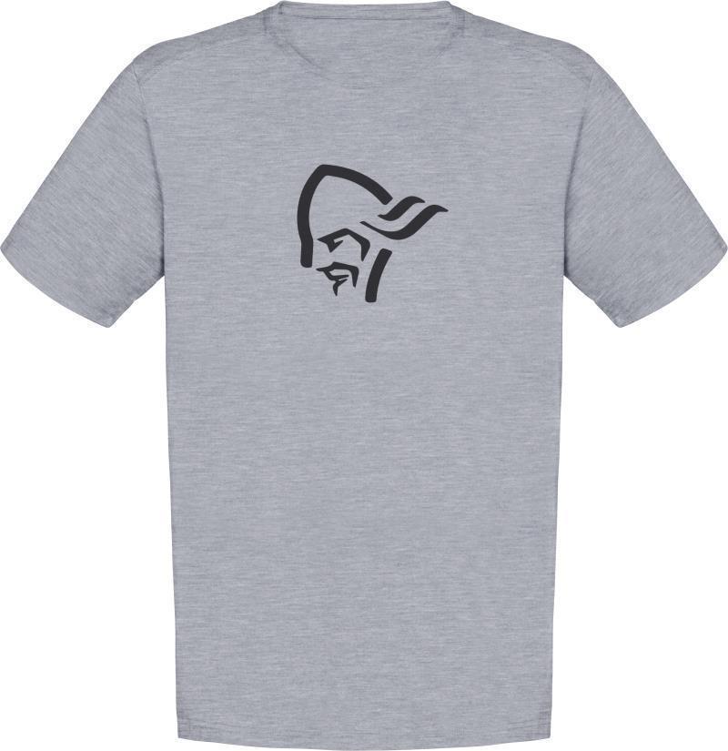 /29 Cotton Viking T-Shirt - Mens - Grey Melange / Caviar 1
