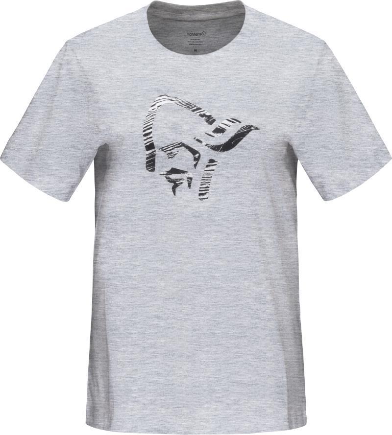 /29 Cotton Wood Viking T-Shirt - Womens - grey melange 1