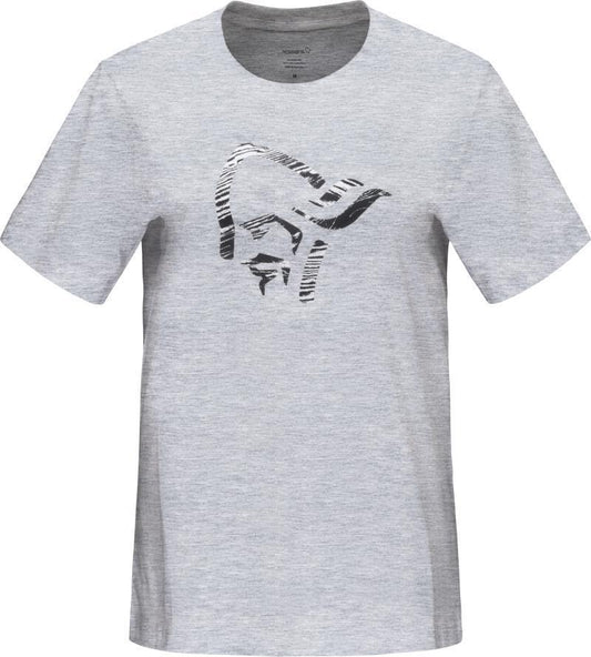 /29 Cotton Wood Viking T-Shirt - Womens - grey melange 1