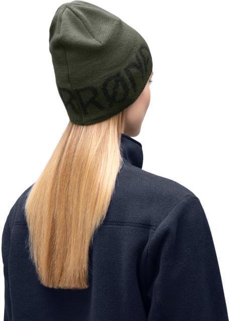 /29 Merinoull Logo Beanie - Olive Night Melange 3